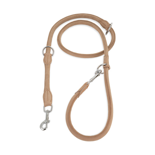 Barry King Smycz skórzana, 13 mm / 200 cm, jasny beż