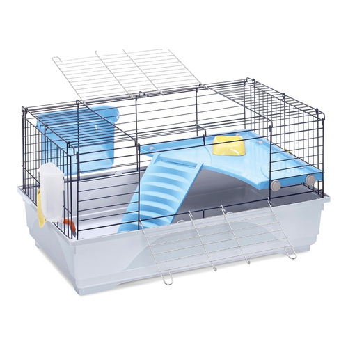 IMAC Ronny 80 klatka dla gryzoni/królika jasnoniebieska 80x485x42 cm
