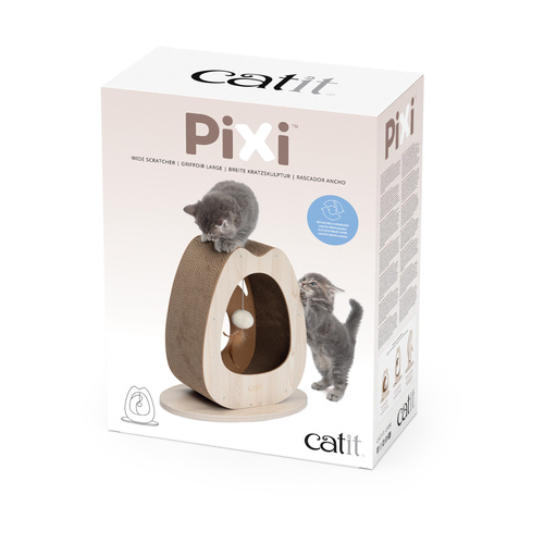 CatIt Pixi Scratcher Wide, drapak, dla kota, kartonowy, 45 × 23,5 × 44 cm, szeroki