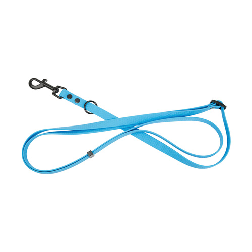 Barry King Smycz dla psa 3w1 z wytrzymałej gumy, niebieska, 16mm/1,00-1,80 m