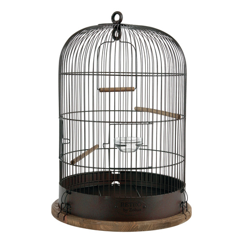 ZOLUX Klatka dla ptaków Retro Lisette śr. 35 kol.ciemny brąz