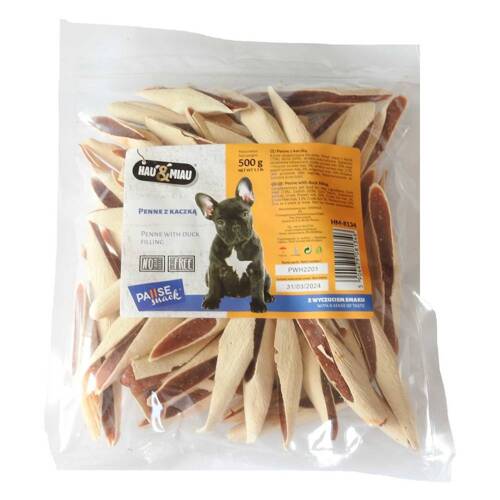 Hua Miau penne z KACZKĄ przysmak dla Psa 500g