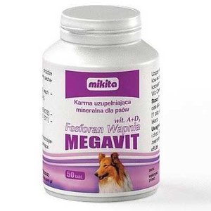 MIKITA Fosforan Wapnia A+D3 MEGAVIT 50 tabletek