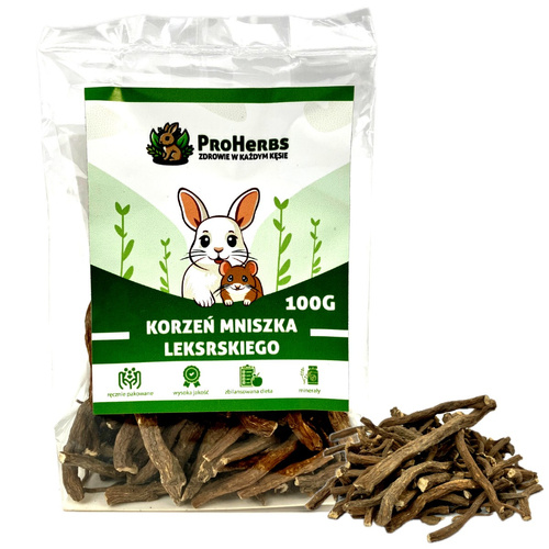 ProHerbs Korzeń mniszka lekarskiego dla gryzoni królika 100g