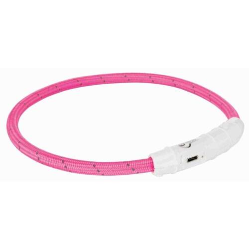 Trixie OBROŻA świecąca LED opaska na USB M-L 45cm