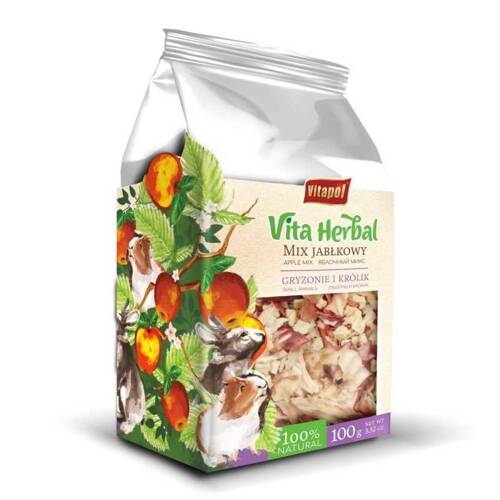 Vita Herbal MIX JABŁKOWY dla gryzoni 100g