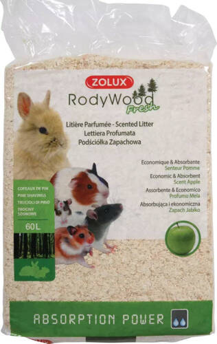 ZOLUX Podściółka RodyWood Fresh jabłkowa 60 l