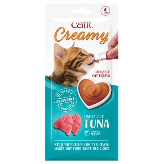 Catit Creamy mokry przysmak dla kota TUŃCZYK 4szt