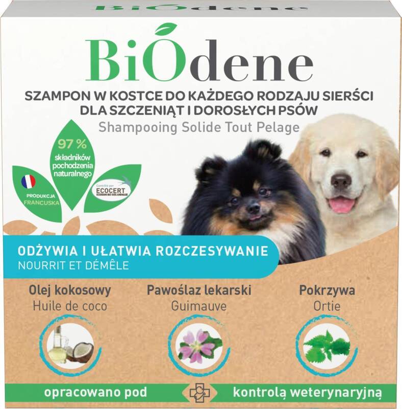 FRANCODEX PL Szampon BIODENE w kostce dla psów i szczeniąt 100 ml