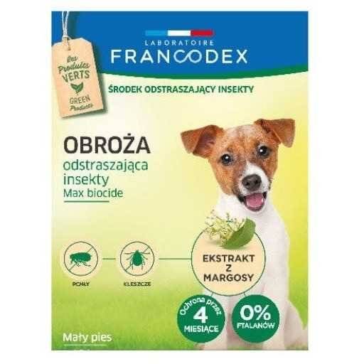 Francodex Obroża PCHŁY KLESZCZE Pies do 10kg 35cm