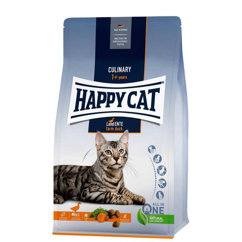 Happy Cat Culinary KACZKA sucha karma dla kotów dorosłych 300g