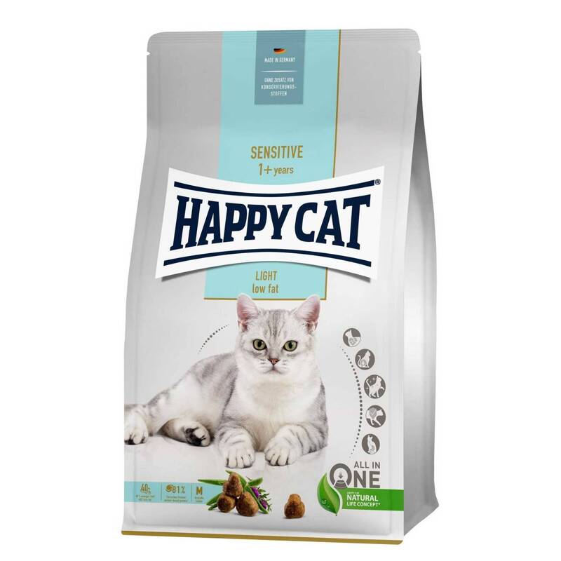 Happy Cat Sensitive Light sucha karma dla kotów dorosłych 10kg