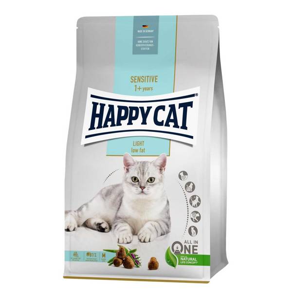 Happy Cat Sensitive Light sucha karma dla kotów dorosłych 4kg