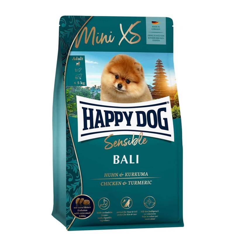 Happy Dog Mini XS Japan karma dla psa Kurczak kurkuma 1,3kg