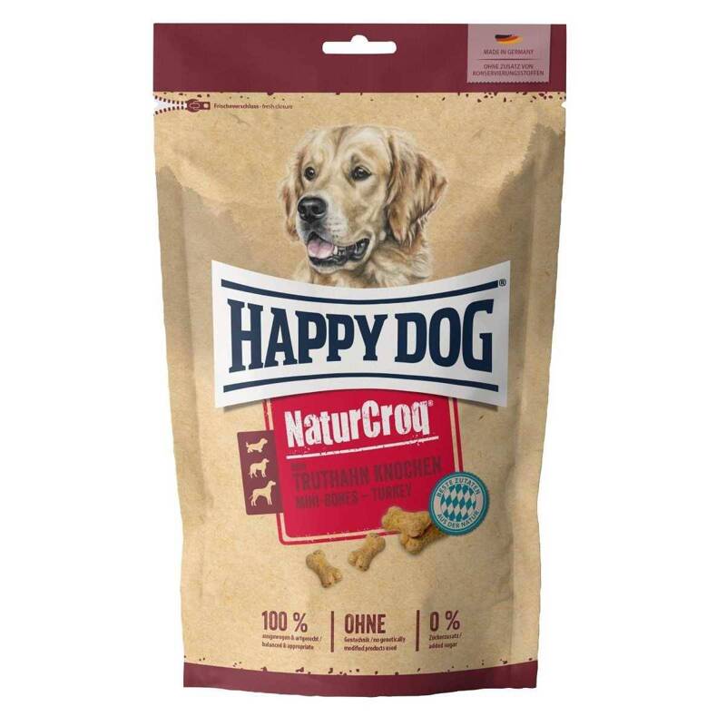 Happy Dog NaturCroq Mini Ciastka INDYK dla małych ras 700g