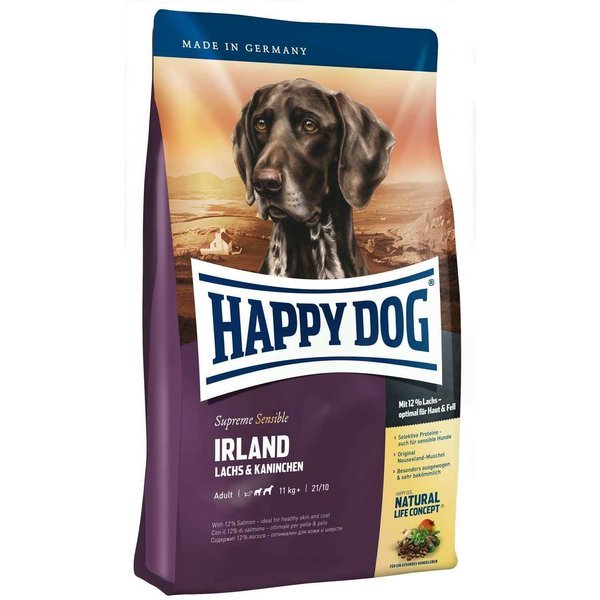 Happy Dog Sensible IRLAND Łosoś Królik 1kg