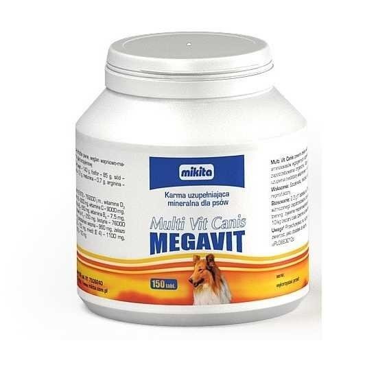 MIKITA Multivit Canis MEGAVIT 150 tabletek