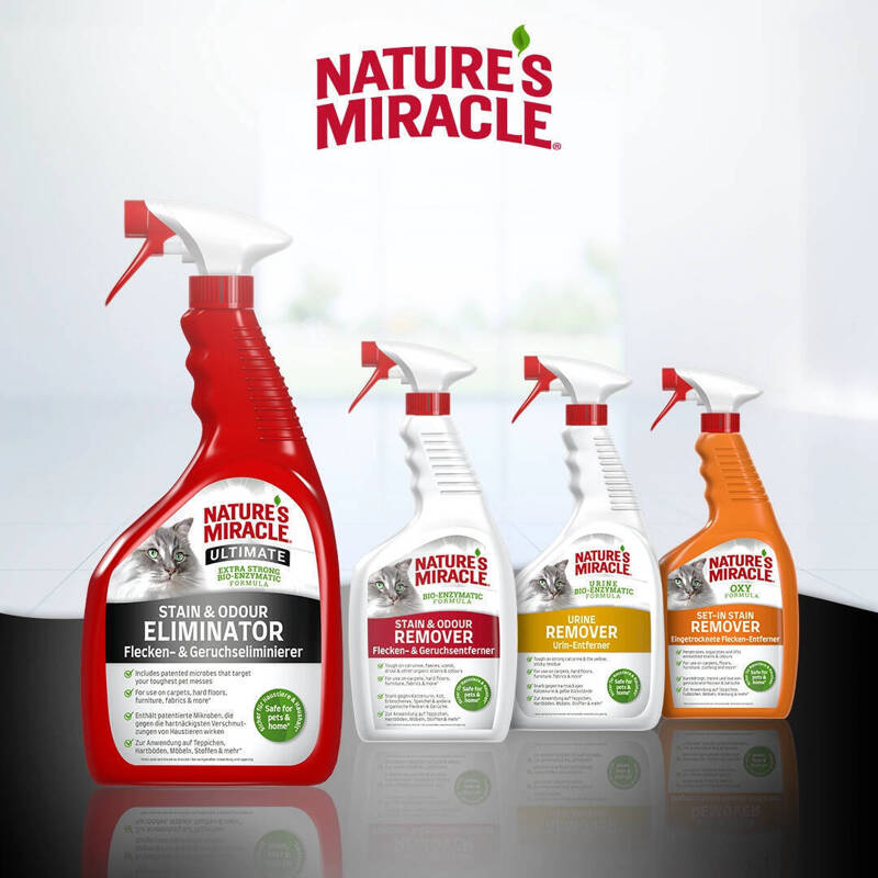 Natures Miracle ULTIMATE płyn do usuwania uciążliwych plam i zapachów kot 946ml