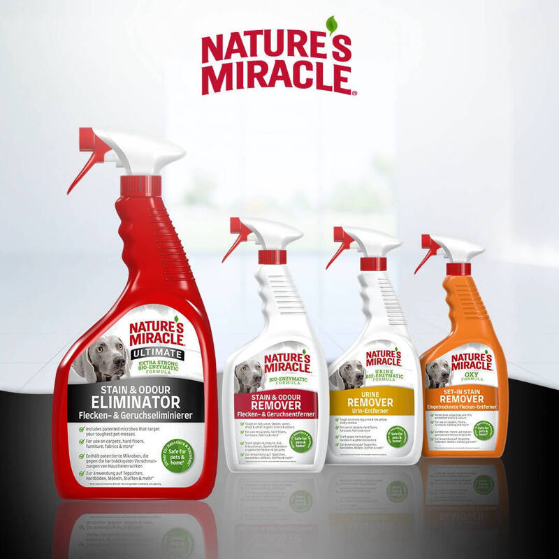 Natures Miracle ULTIMATE płyn do usuwania uciążliwych plam i zapachów pies 946ml