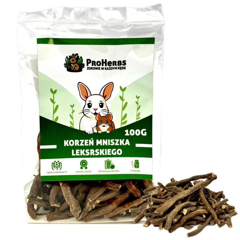 ProHerbs Korzeń mniszka lekarskiego dla gryzoni królika 100g