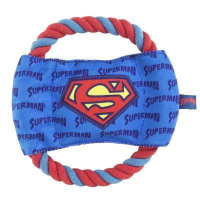 Szarpak sznur dla psa Superman 15 cm