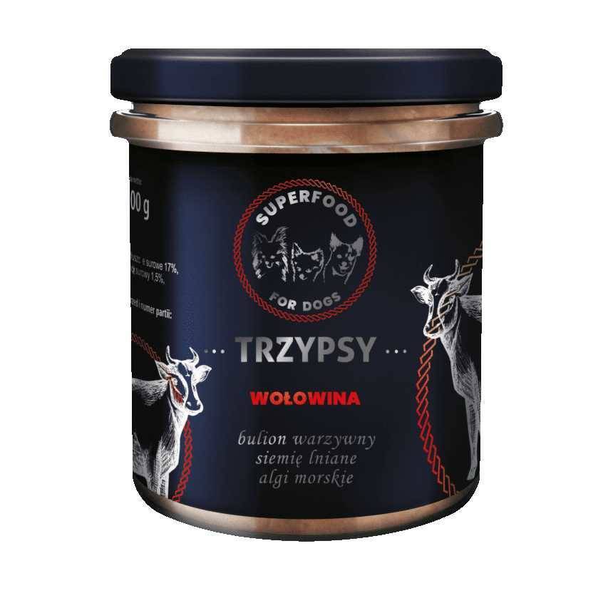 TRZYPSY karma mokra WIEPRZOWINA z WOŁOWINĄ 300g