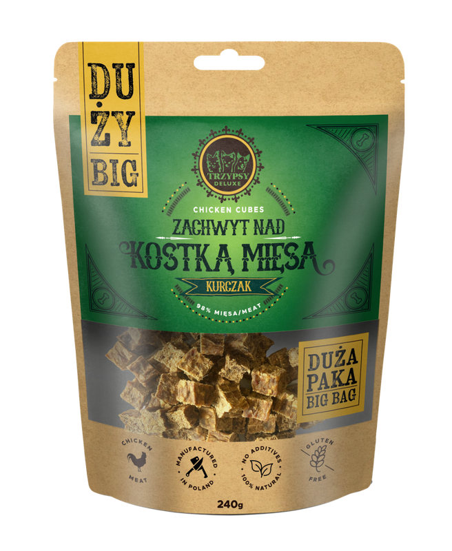 TRZYPSY zachwyt nad kostką mięsa z KURCZAKA 240g