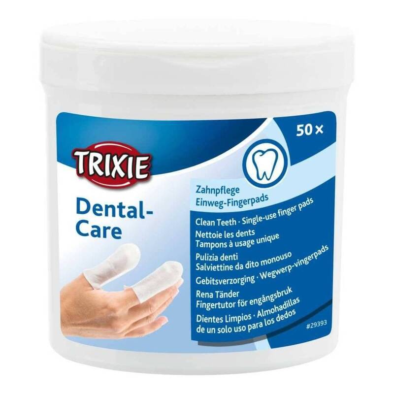 Trixie Dental Care czyste zęby nakładki na palce 50szt