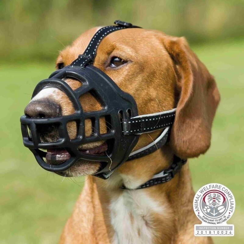 Trixie Kaganiec Muzzle Flex silikonowy L–XL czarny