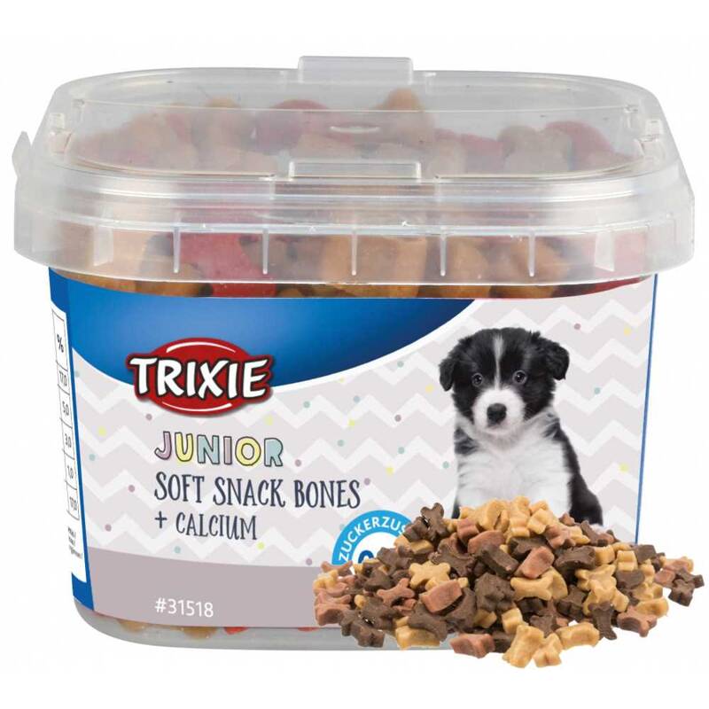 Trixie Miękki przysmak Junior Soft Snack Bones z wapniem 140g