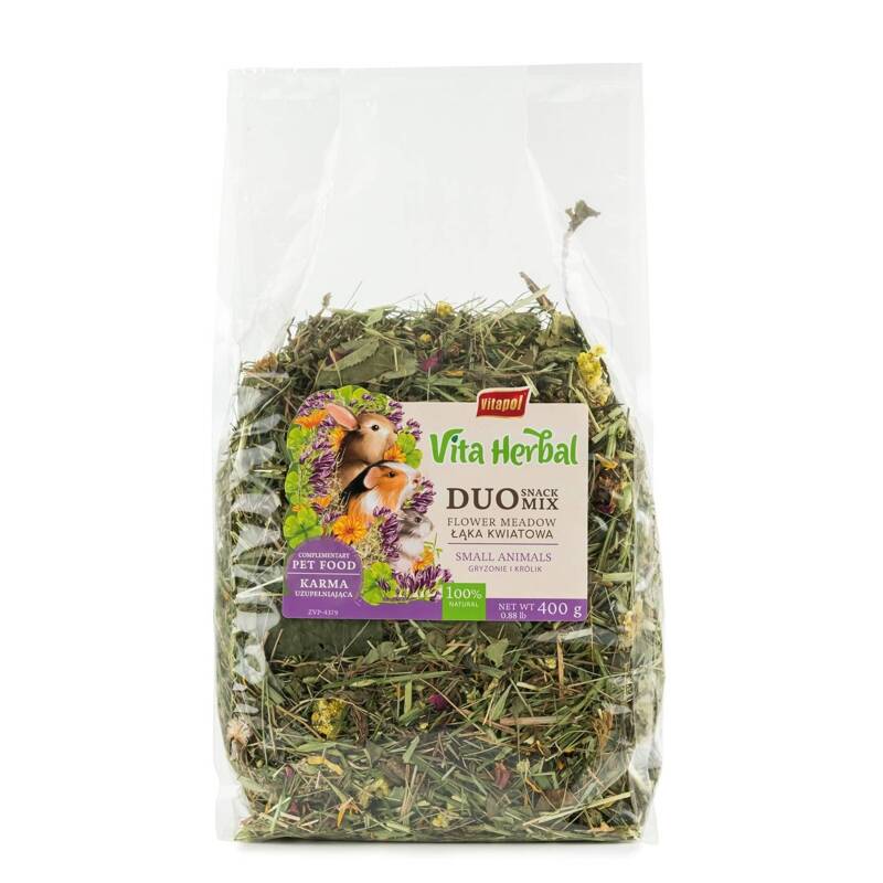 Vita Herbal Duo Snack Łąka kwiatowa gryzoni 400g