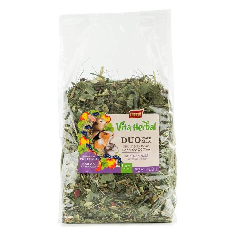 Vita Herbal Duo Snack Łąka owocowa gryzoni 400g