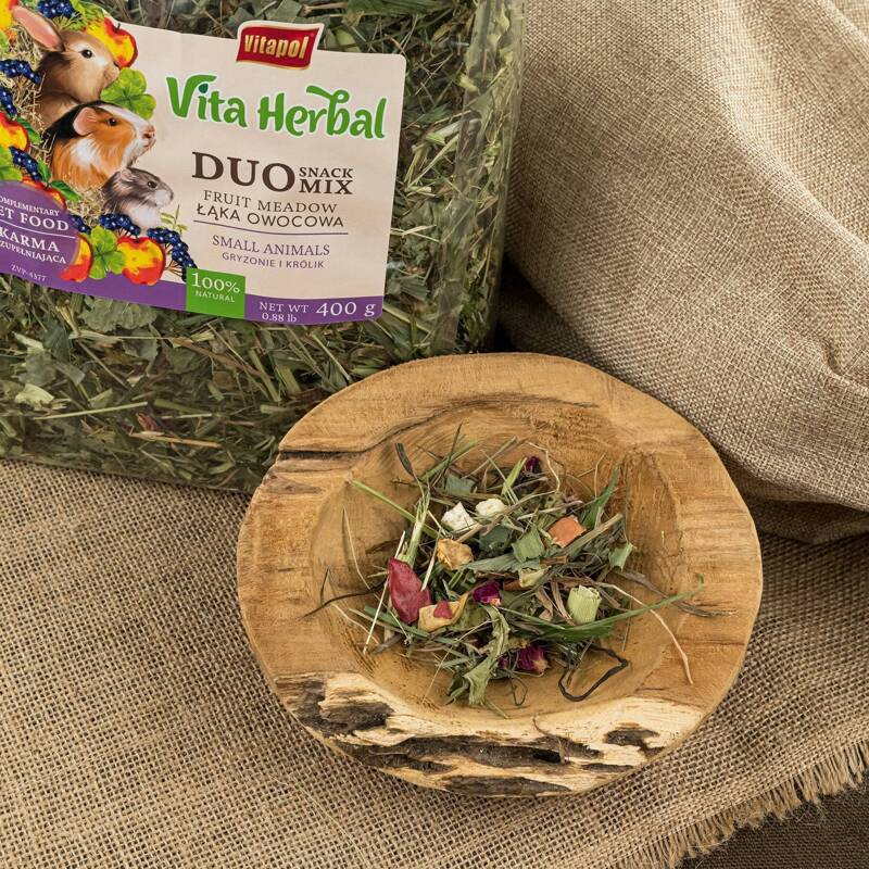 Vita Herbal Duo Snack Łąka owocowa gryzoni 400g