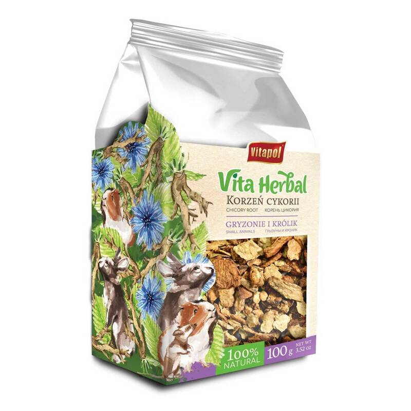 Vita Herbal Korzeń cykorii dla gryzoni i królika 100g