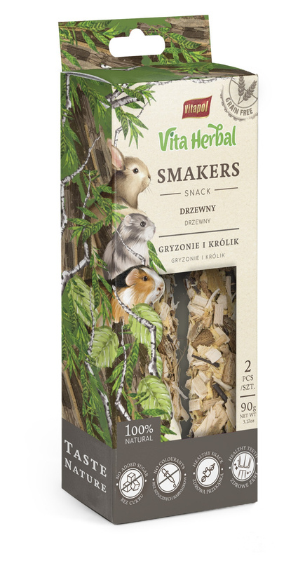 Vita Herbal Smakers drzewny dla gryzoni królika