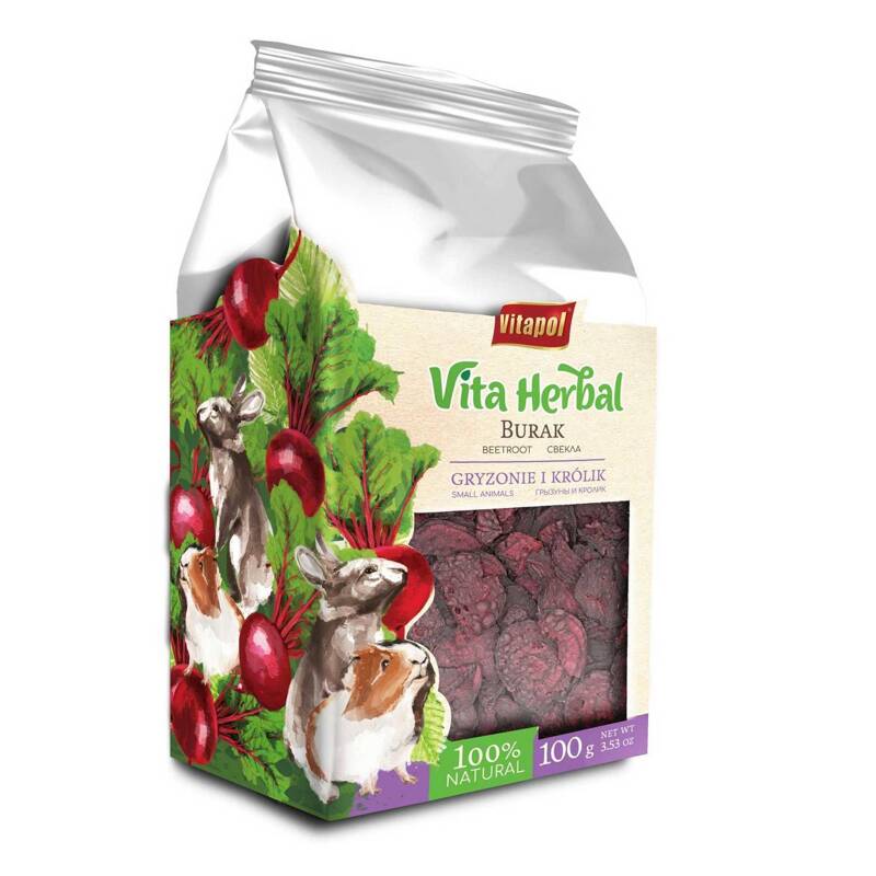 Vita Herbal Suszony buraczek dla gryzoni i królika 100g