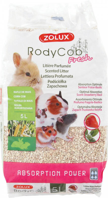 ZOLUX Podściółka roślinna RodyCob FRESH truskawka-bazylia 5 l