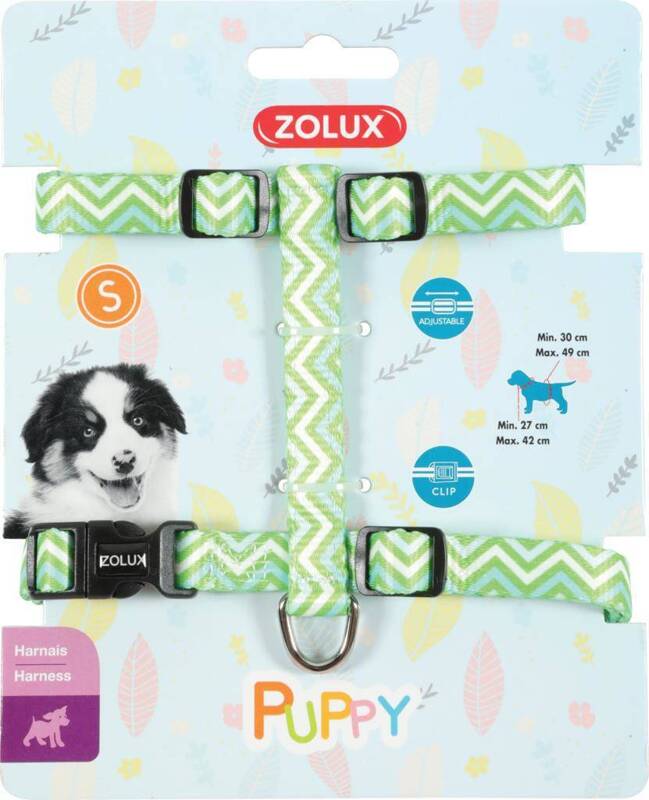 ZOLUX Szelki Puppy PIXIE dla szczeniąt S zielone