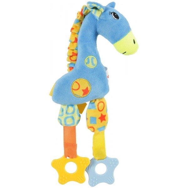 ZOLUX Zabawka pluszowa Żyrafa dźwięk gryzak niebieski