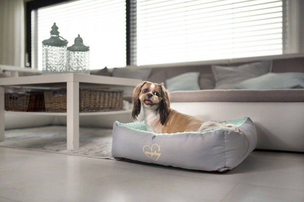 amiplay Legowisko Sofa dla Psa Babydoll S Miętowy