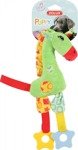 ZOLUX Zabawka pluszowa Żyrafa dźwięk gryzak zielony
